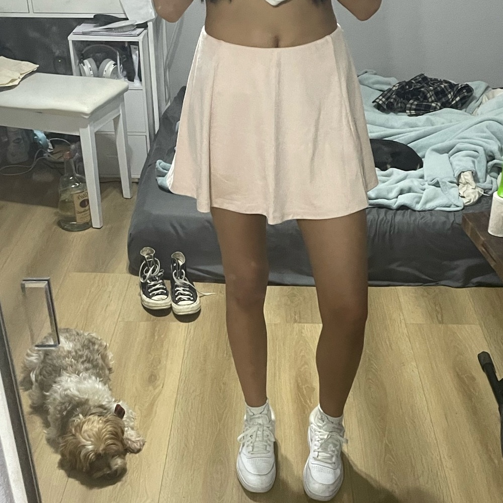 Light Pink Skater Skirt